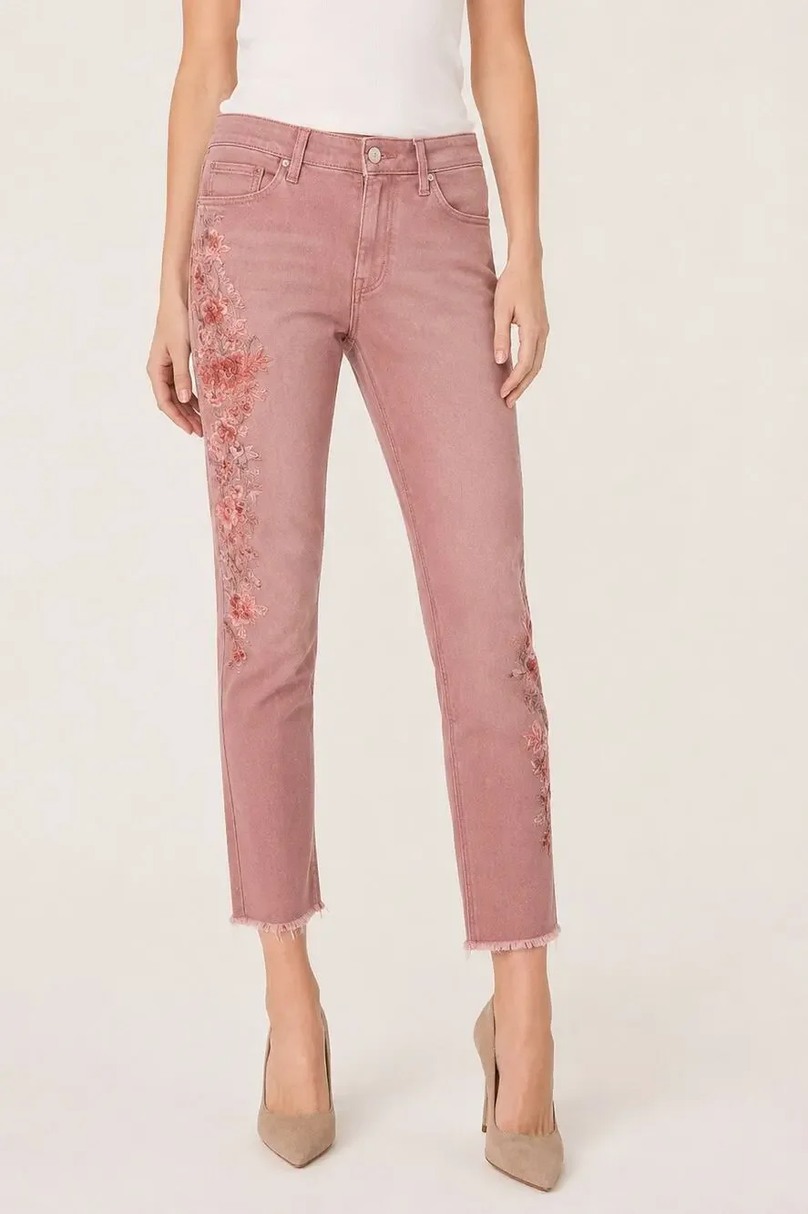 Driftwood Colette Blossom Embroidered Jeans – Size 28